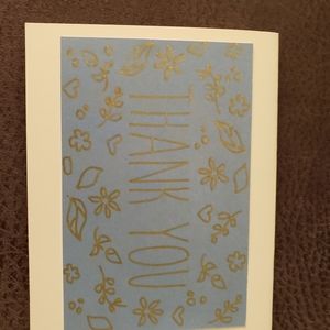 Handmade Notecards, Thank You (6, no envelopes)